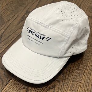 NYRR New Balance NYC 2025 Half Marathon White Running Cap
